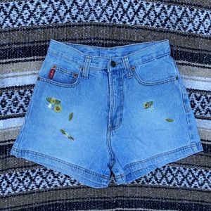 High waisted vintage shorts